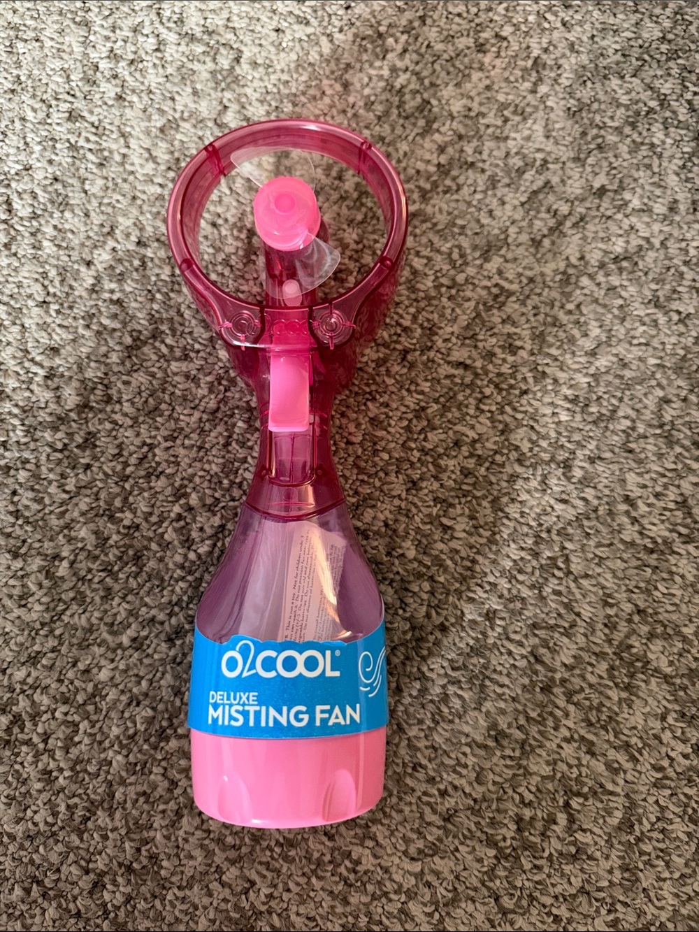 Pink Deluxe Misting Fan - Portable Cooling Spray